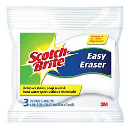 Scotch-Brite™ Easy Erasing Pads, Pack Of 3