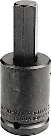 PROTO Hex Bit Socket, 3/8" Drive, 3/16" Bit