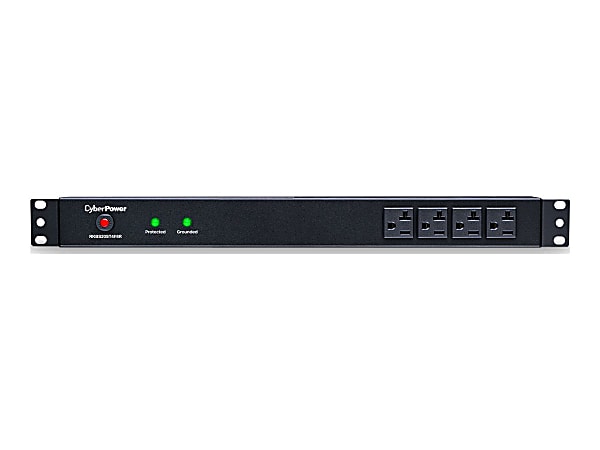 CyberPower Rackbar Surge Protection RKBS20ST4F8R - Surge protector (rack-mountable) - AC 120 V - output connectors: 12