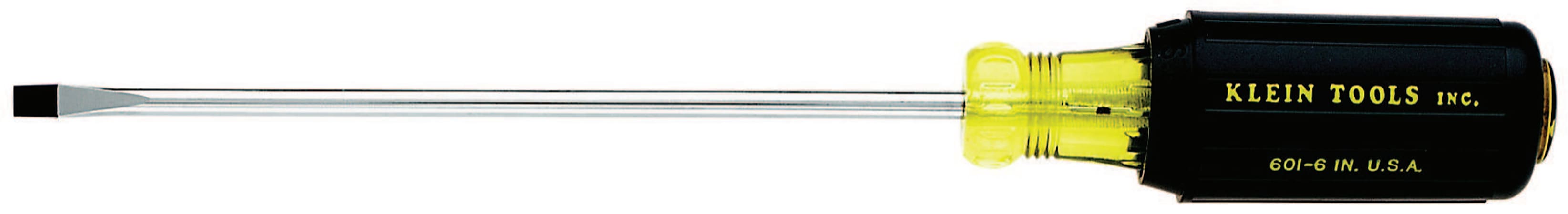 Klein Tools 3/16" Cabinet Tip Screwdriver, 6"