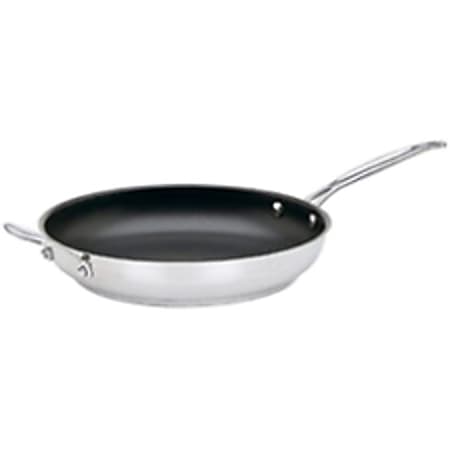 Cuisinart™ Chef's Classic Skillet With Helper Handle, 12”, Silver