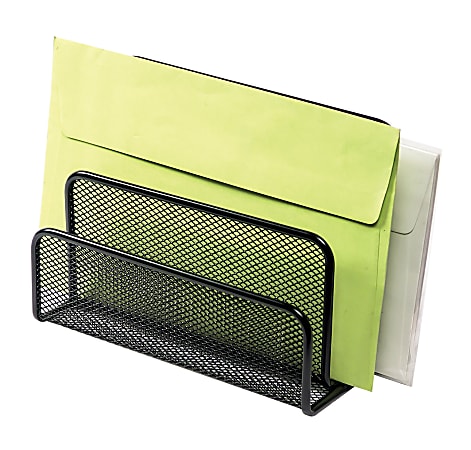 Office Depot&reg; Brand Mesh Mini Sorter, Black