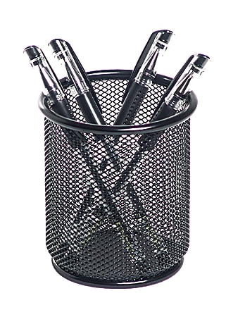 Office Depot® Brand Mesh Pencil Cup, Black