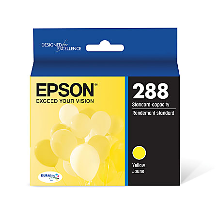 Epson® 288 DuraBrite® Ultra Yellow Ink Cartridge, T288420-S