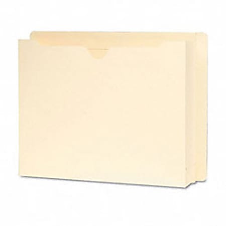 Smead® End-Tab Expansion File Jackets, Letter Size, 2" Expansion, Manila, Box Of 25