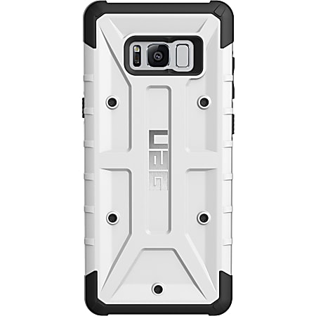 Urban Armor Gear Pathfinder Series Galaxy S8+ Case - For Smartphone - White - Scratch Resistant, Drop Resistant, Impact Resistant, Slip Resistant, Skid Resistant - Polyurethane Plastic, Polycarbonate