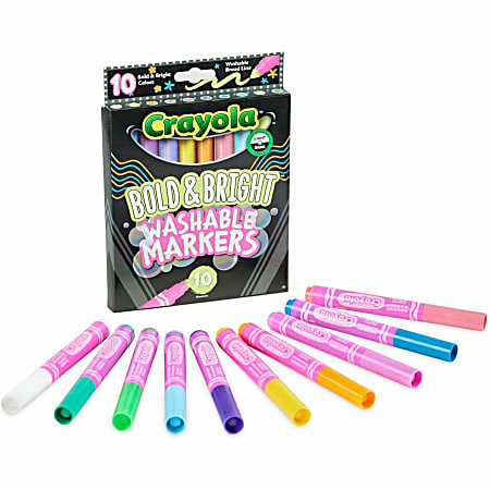 Crayola Marker Mega Pack - 48 Broad + 8 Gel + 8 Window Markers (Washable!)