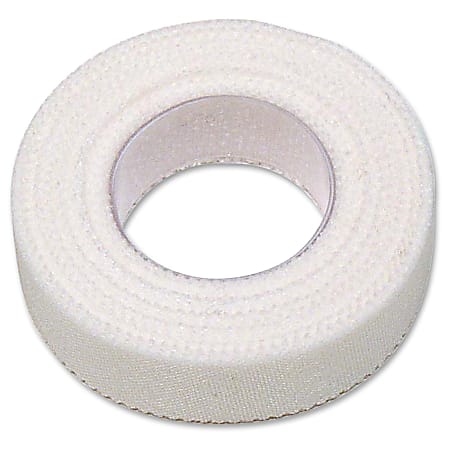 PhysiciansCare First Aid Adhesive Tape Refill - 0.50" Width x 30 ft Length - Cotton - Latex-free, Microporous - 1 / Box - White