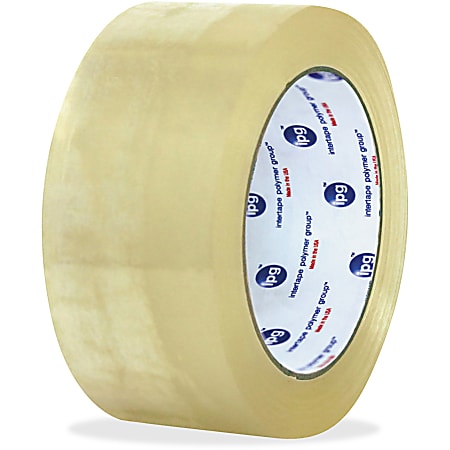 ipg Hot Melt Carton Sealing Tape - 2" Width x 1000 yd Length - Polypropylene Film - Rubber Resin Backing - Pressure Sensitive - 6 / Carton - Clear