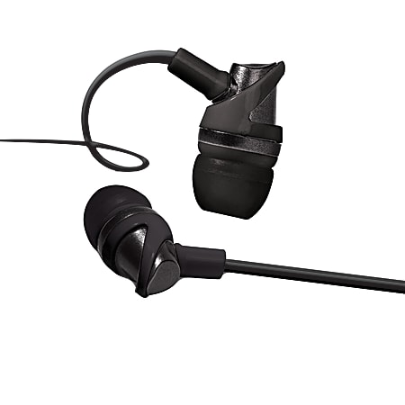 Bytech Vibrant Earbuds, Black, BYAUEB132BK