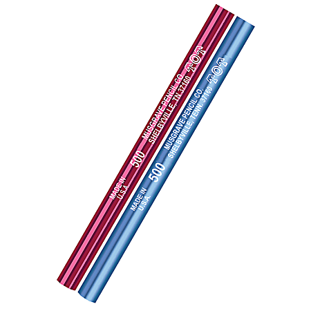 Musgrave Pencil Co. TOT® Big Dipper Jumbo Pencils, 2.11 mm, #2 Medium Soft Lead, Blue/Red, Pack Of 72