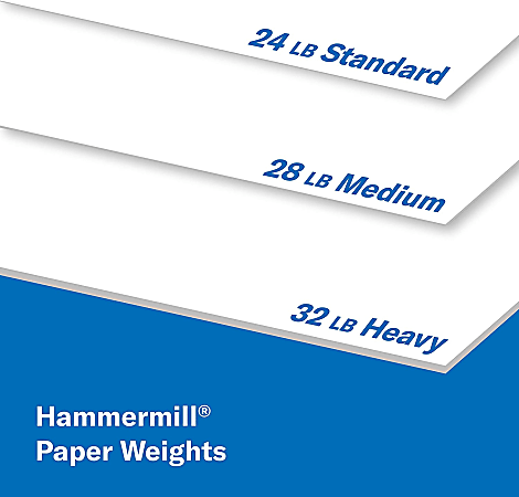 Hammermill Copy Plus Print Paper, 92 Bright, 3-Hole, 20 lb Bond Weight, 8.5  x 11, White, 500 Sheets/Ream, 10 Reams/Carton