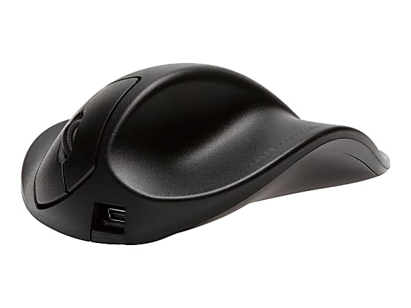 Hippus HandShoeMouse Right Large - Mouse - right-handed - laser - 3 buttons - wireless - USB wireless receiver - black