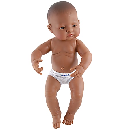 Miniland Educational Anatomically Correct Newborn Doll, 15-3/4", MLE31008