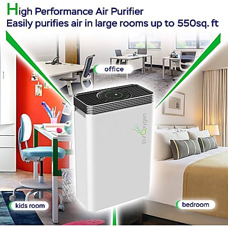 PUROandsup2XYGEN P500 Hepa Air Purifier for Home with UV Light