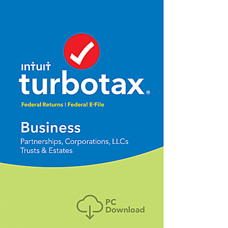 Intuit® TurboTax® Business Fed + Efile 2017, For Windows®, Download