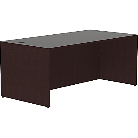 Lorell 71 W Computer Desk Espresso - Office Depot