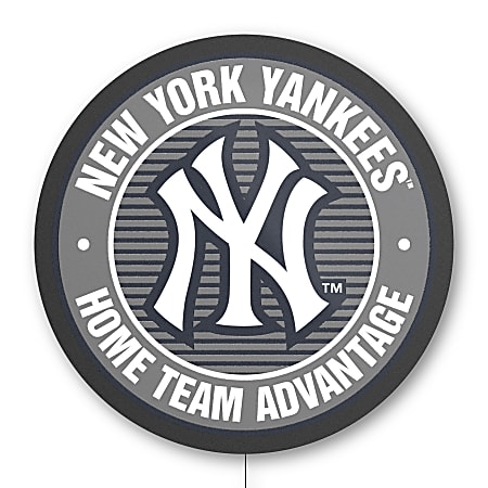 Imperial MLB Home Team Advantage LED Lighted Sign, 23" x 23", New York Yankees