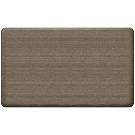 GelPro NewLife Designer Comfort Low-Profile Anti-Fatigue Mat, 18" x 30", Pecan