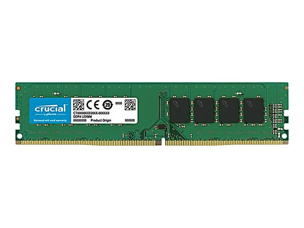 Crucial - DDR4 - module - 8 GB - DIMM 288-pin - 2666 MHz / PC4-21300 - CL19 - 1.2 V - unbuffered - non-ECC
