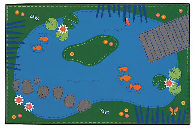 Carpets for Kids® KID$Value Rugs™ Tranquil Pond Activity