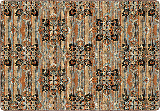 Flagship Carpets Franklin Rectangular Rug, 100" x 144", Chocolate