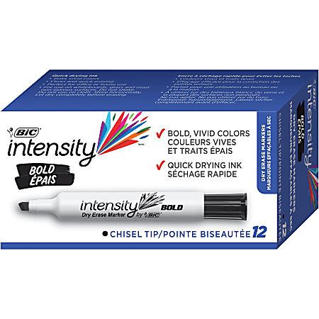 Intensity Bold Pocket-Style Dry Erase Marker by BIC® BICDECF11BK