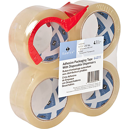Self-adhesive Packaging Tape- 4 pk
