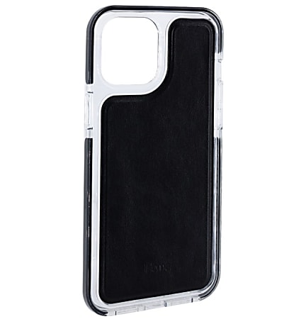 iHome Magnetic Vegan Leather Velo Case For iPhone® 12 Pro, Black, 2IHPC0824B9L2