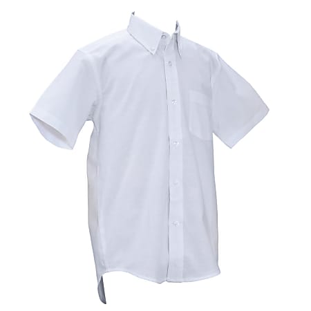 Royal Park Unisex Uniform, Short-Sleeve Polo Shirt, Large, White