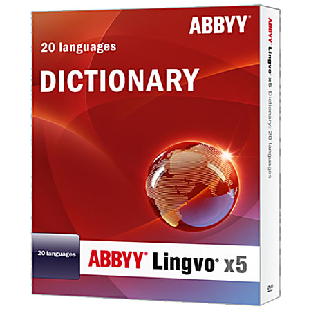 ABBYY Lingvo X5 20-Language Dictionary - Upg(Russian Core), Download Version