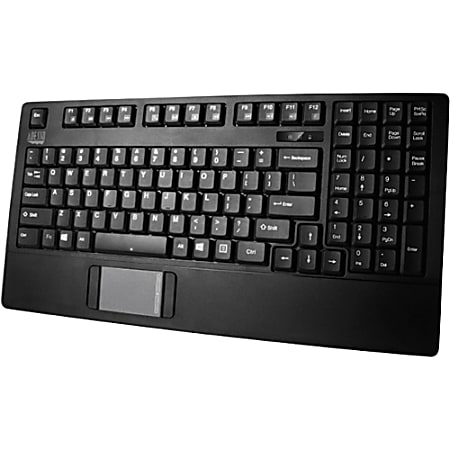 Adesso 2.4GHz Wireless Compact Touchpad Keyboard