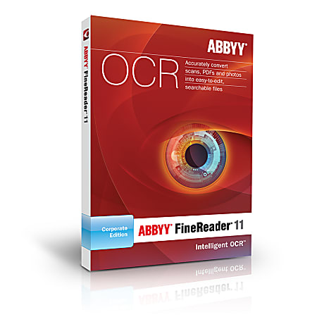 ABBYY FineReader 11 Corp Edt-3 Concurrent Seats, Download Version