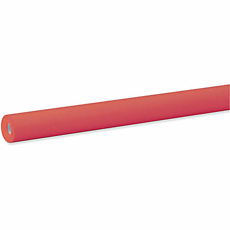 Red craft paper roll top