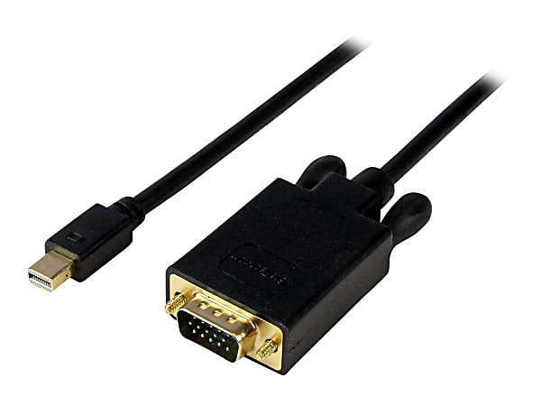 StarTech.com 6ft Mini DisplayPort to VGA Cable - Active - 1920x1200 - mDP to VGA Adapter Cable  - MDP2VGAMM6B