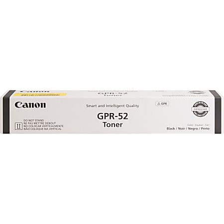 Canon GPR-52 Original Toner Cartridge - Black - Laser - 16500 Pages - 1 Each