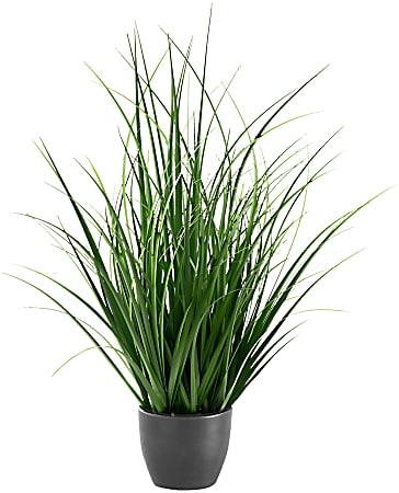 Monarch Specialties Kyle 22-1/2”H Artificial Plant With Pot, 22-1/2”H x 22”W x 22"D, Green