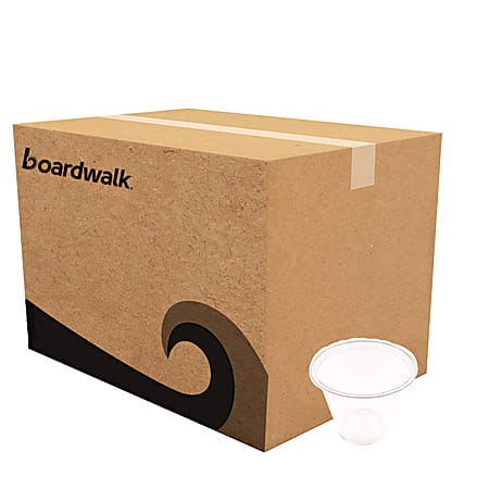 Boardwalk Plastic Cold Cups, 9 Oz, Clear, Pack Of 1,000 Cups