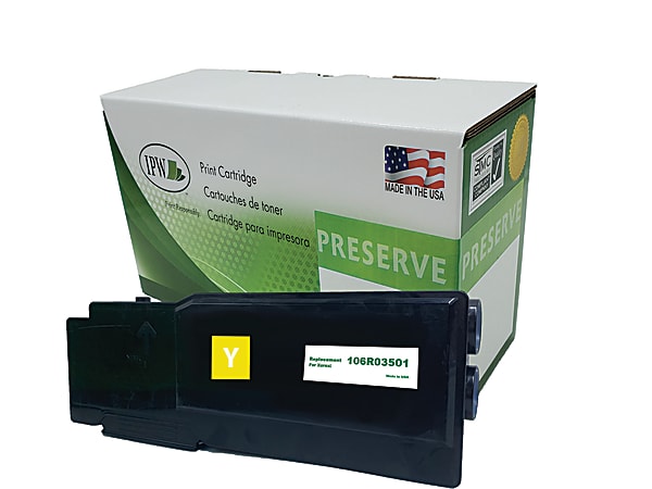 IPW Preserve Remanufactured Yellow Toner Cartridge Replacement For Xerox 106R03501,106R03501-R-O