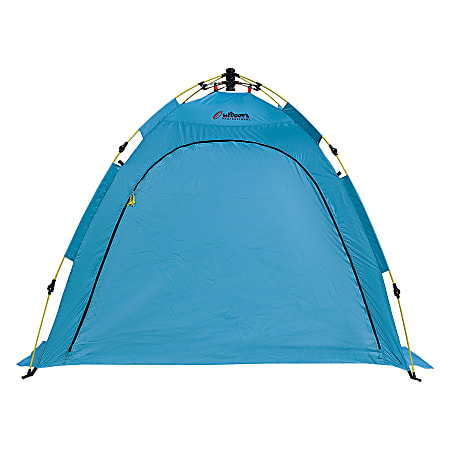 Outdoors Professional Beach Refuge Pop-Up Sun Shelter, 59”H x 83”W x 83”D, Blue