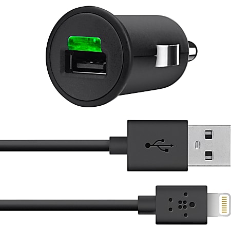 Belkin Car Charger + Lightning ChargeSync Cable for iPhone 5