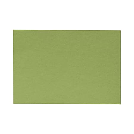 LUX Flat Cards, A9, 5 1/2" x 8 1/2", Avocado Green, Pack Of 500