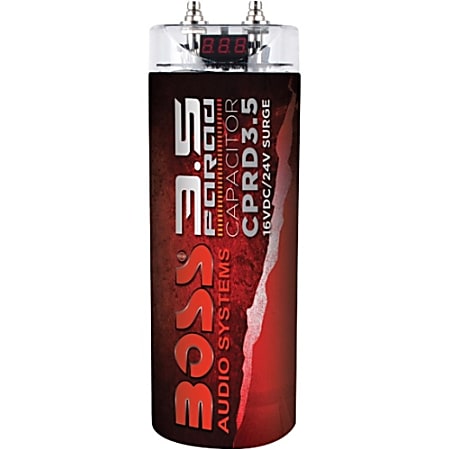 BOSS AUDIO CPRD3.5 3.5 Farad Capacitor