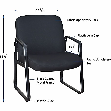Lorell big hot sale and tall chair