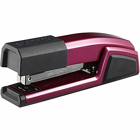 Bostitch Epic Stapler - 25 Sheets Capacity - 210 Staple Capacity - Full Strip - Magenta