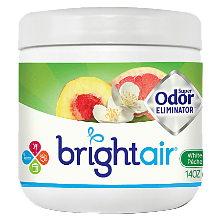 Bright Air Super Odor Eliminator Gel, 14 OZ., White