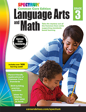 Spectrum Language Arts And Math Common Core Edition, Grade 3