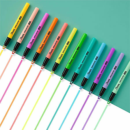 thumbnail image 2 of Sharpie Clear View Highlighters, Chisel Tip, 4-Count 2 of 10