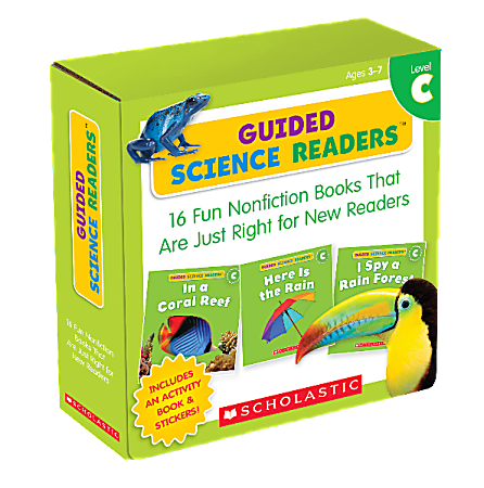 Scholastic Teacher Resources Guided Science Readers Parent Pack, Level C, Pre-K To 1st Grade, Pack Of 16