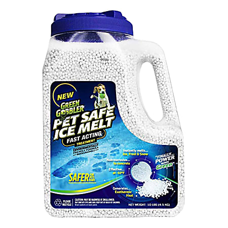 Green Gobbler Pet Safe Ice Melt, 10 Lb Jug, Pack Of 2 Jugs